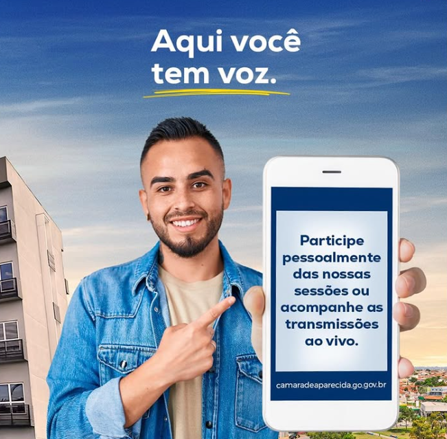 Banner  participe das sessões