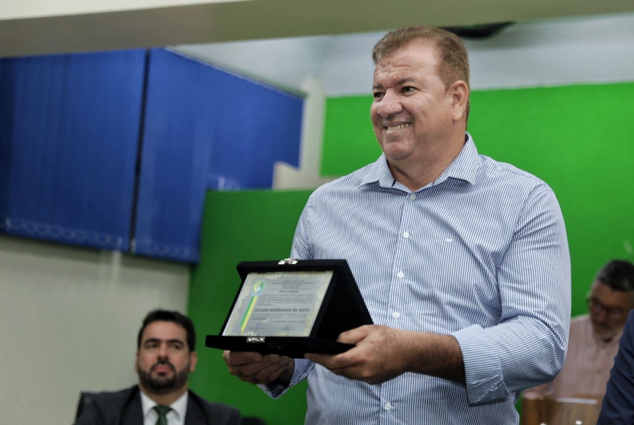 Presidente Gilsão Meu Povo recebe título de cidadão honorário em Aragoiânia