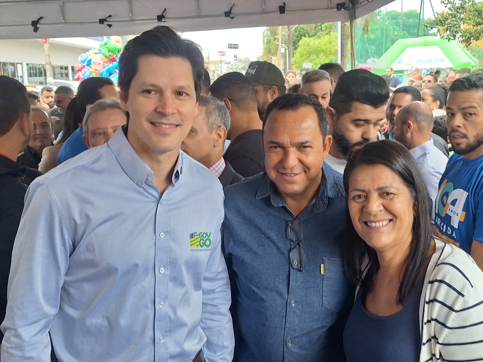 Arnaldo Leite destaca crescimento da região do Papillon Park nos 104 anos de Aparecida