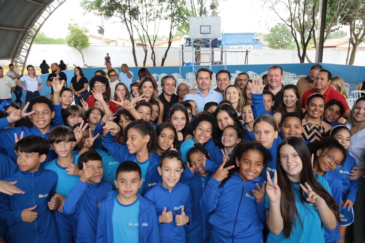 Vereador Tatá Teixeira prestigia entrega da reforma da Escola Municipal Guiomar Rosa e celebra avanços na educação de Aparecida